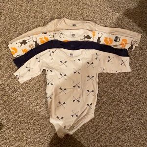 Hudson Baby set of 4 onesies